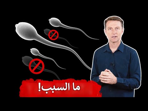 ما السبب في انخفاض عدد الحيوانات المنويه 0 73